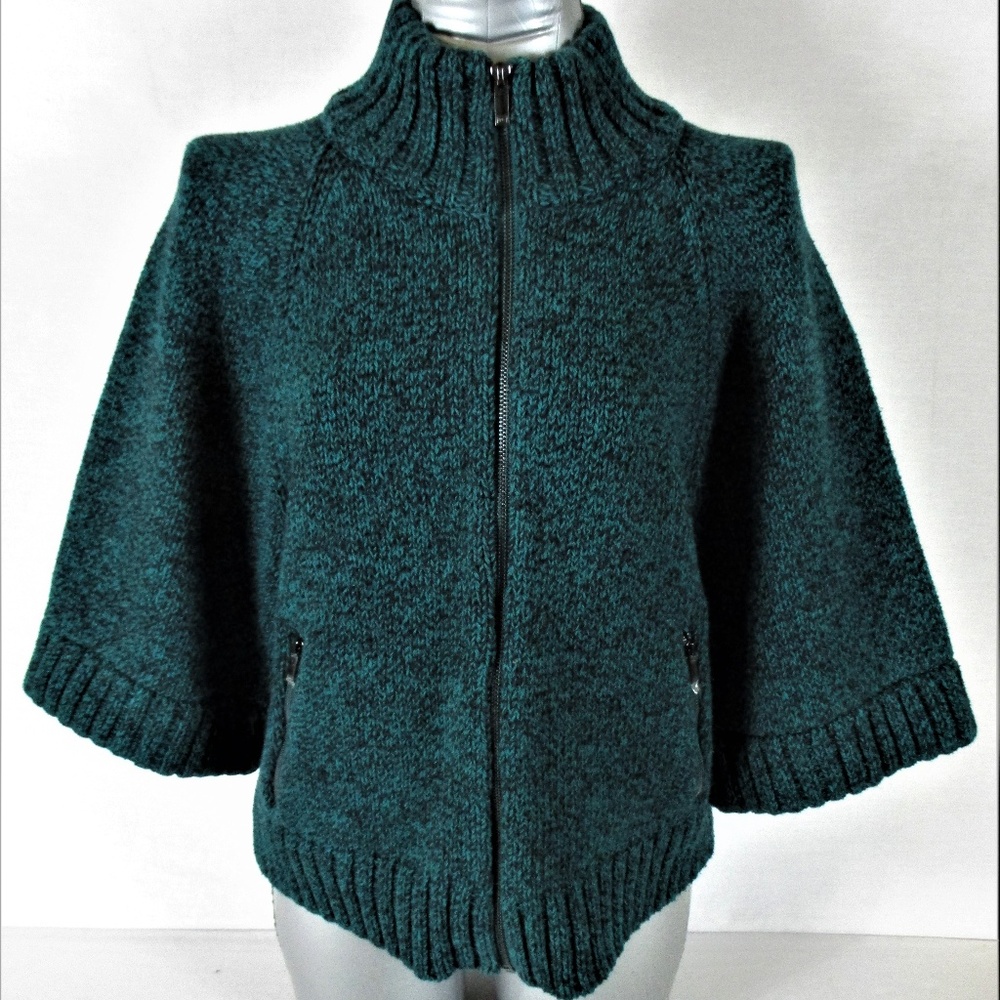 JONES NEW YORK WOMENS M/L FULL ZIP CARDIGAN (A2)E1